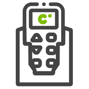 B-Air, icono control con base