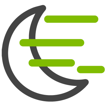 B-Air, icono modo nocturno